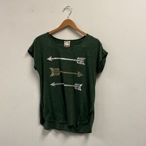 Women's Green Arrow Graphic Tee